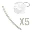 Tube de connexion - poche jetable aspirateur trachéal - Par 5 