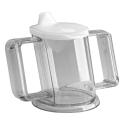 Verre Ergonomique avec Anses et Couvercle - Handicup 