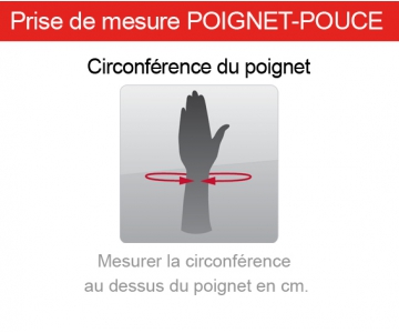 Orthèse de Poignet - Lace Up Longue - Gauche - DJO