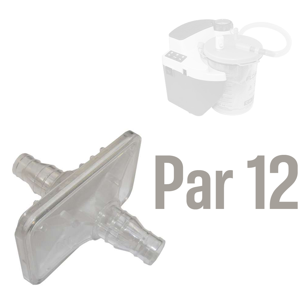 Filtre Anti-bactérien - Aspirateur trachéal - Par 12 