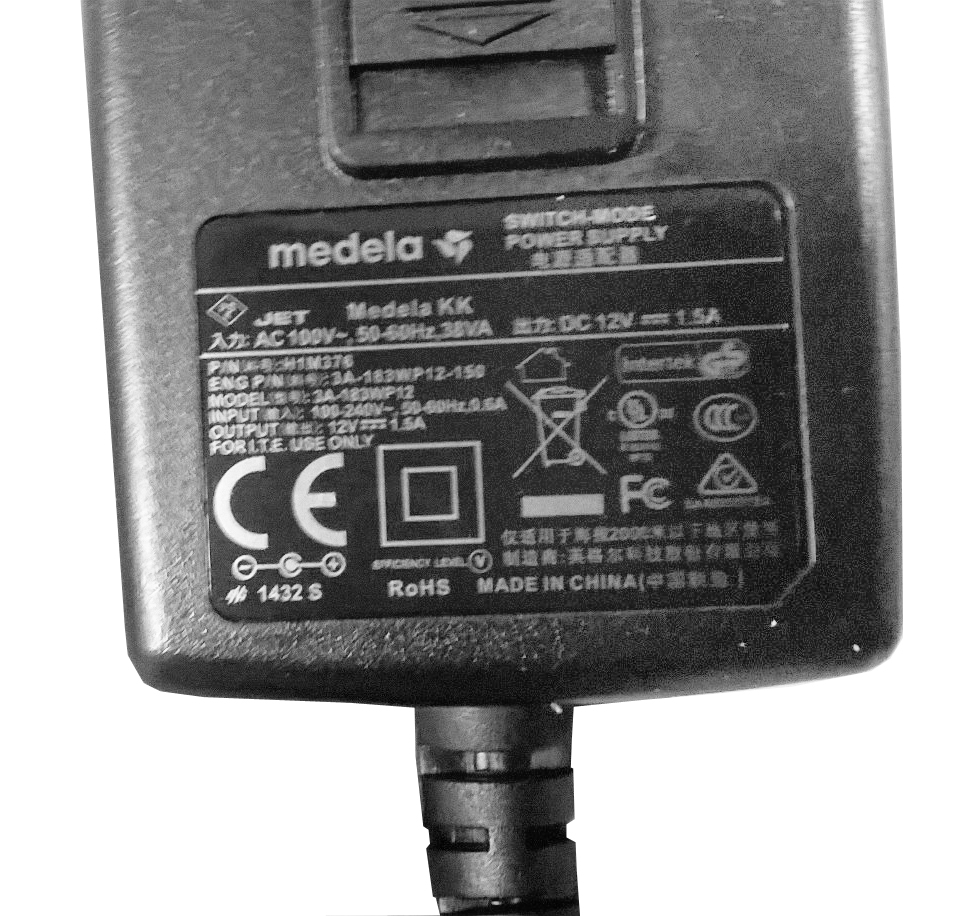 Adaptateur Secteur pour Tire-lait Swing Maxi et Freestyle 