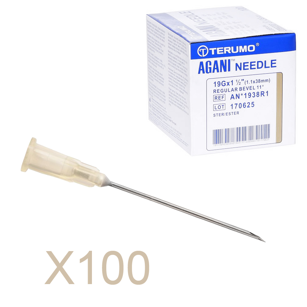 Aiguilles Agani - 19G - Crème - Bte 100 