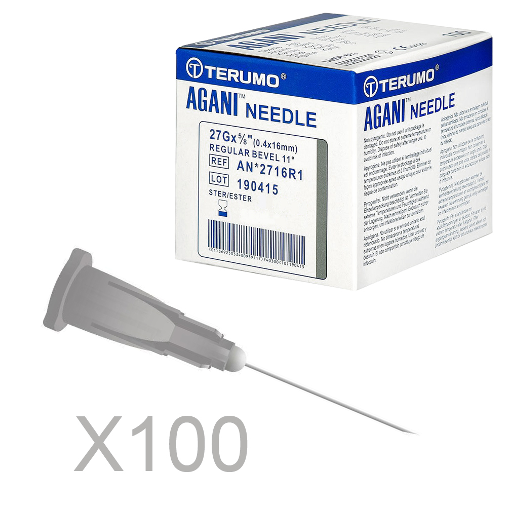 Aiguilles Agani - 27G - Gris - Bte 100 