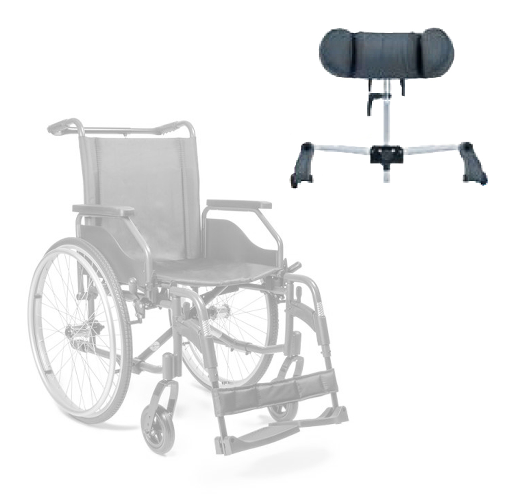 Appui-tête Multi-Positions Articulé pour Fauteuil Roulant Novo Light ou Alto Plus NV Confort 