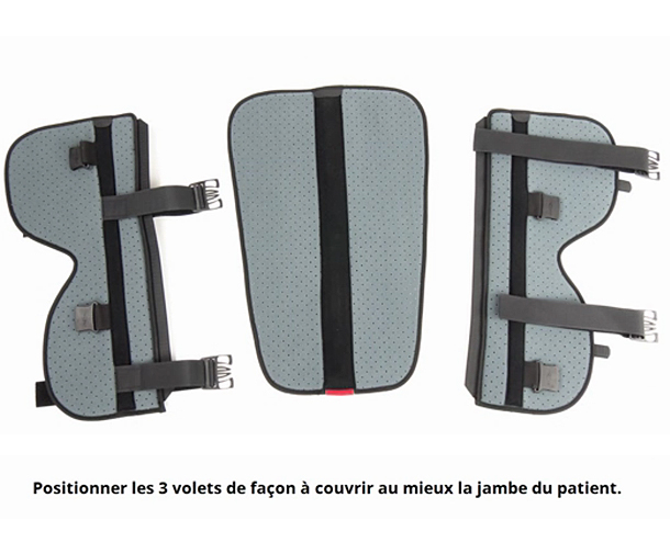 Attelle d'Immobilisation du Genou - 3 Volets - AT4 3V 