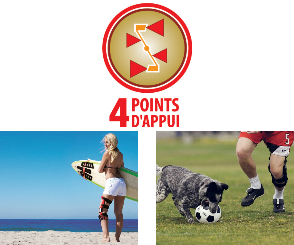 Attelle de Genou - SE 4 Point - LCA - Droite 