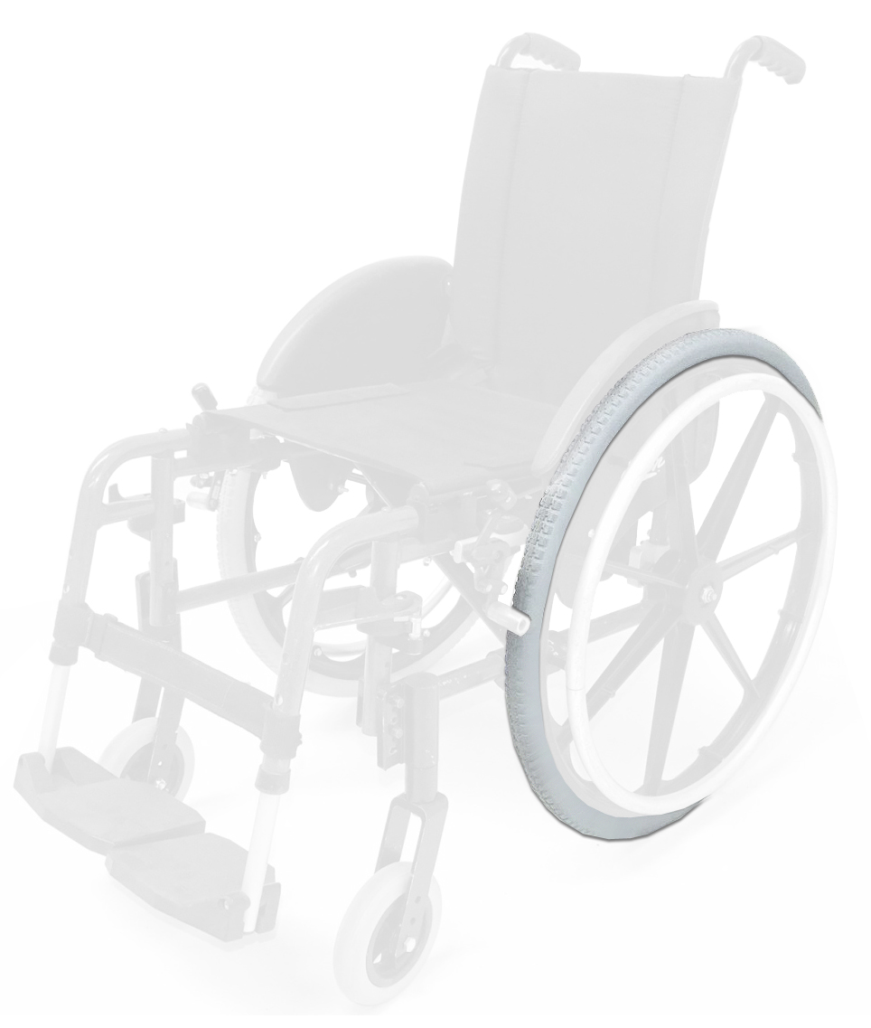 Bandage pour Roue Arrière de Fauteuil Roulant 