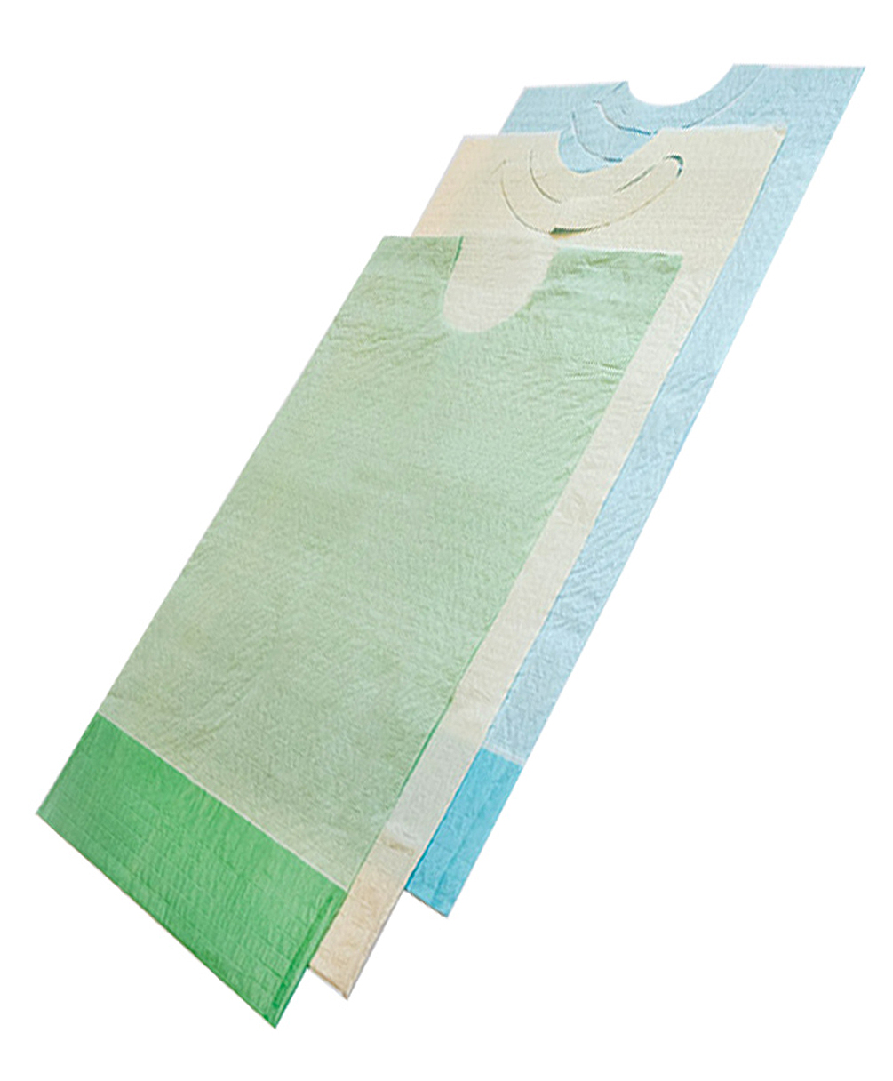 Bavoir de Protection - Jetable - 38 x 70 cm - par 100  