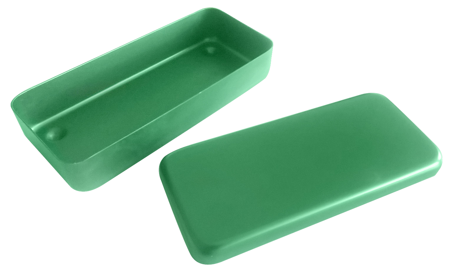 Boîte Aluminium - 17 x 7 x 3 cm - Verte 
