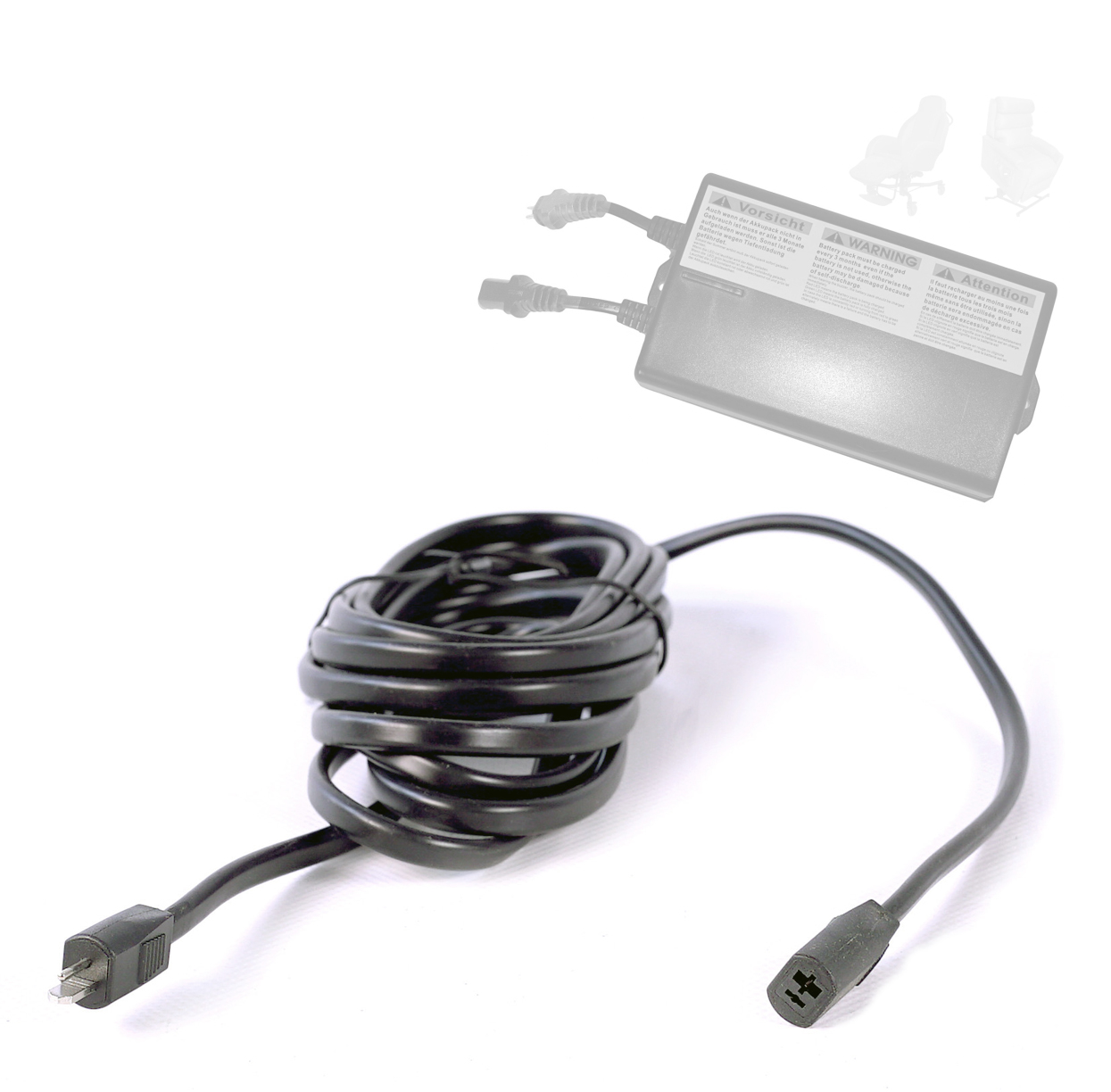 Cordon Alimentation vérin - 3,5M - Fauteuil à pousser Allure / Posture 