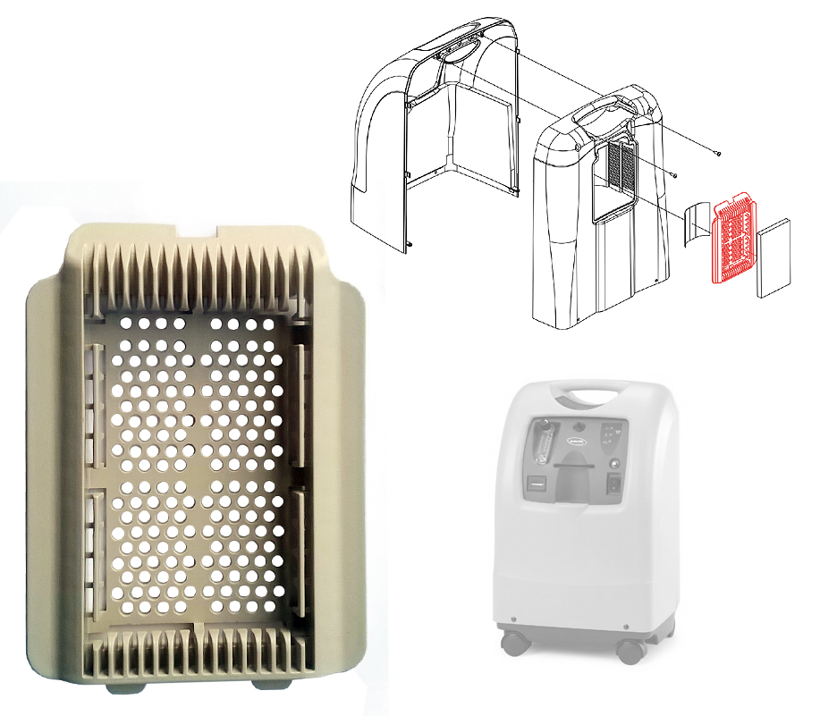 Cache d'entrée de caisson concentrateur Perfecto 2 