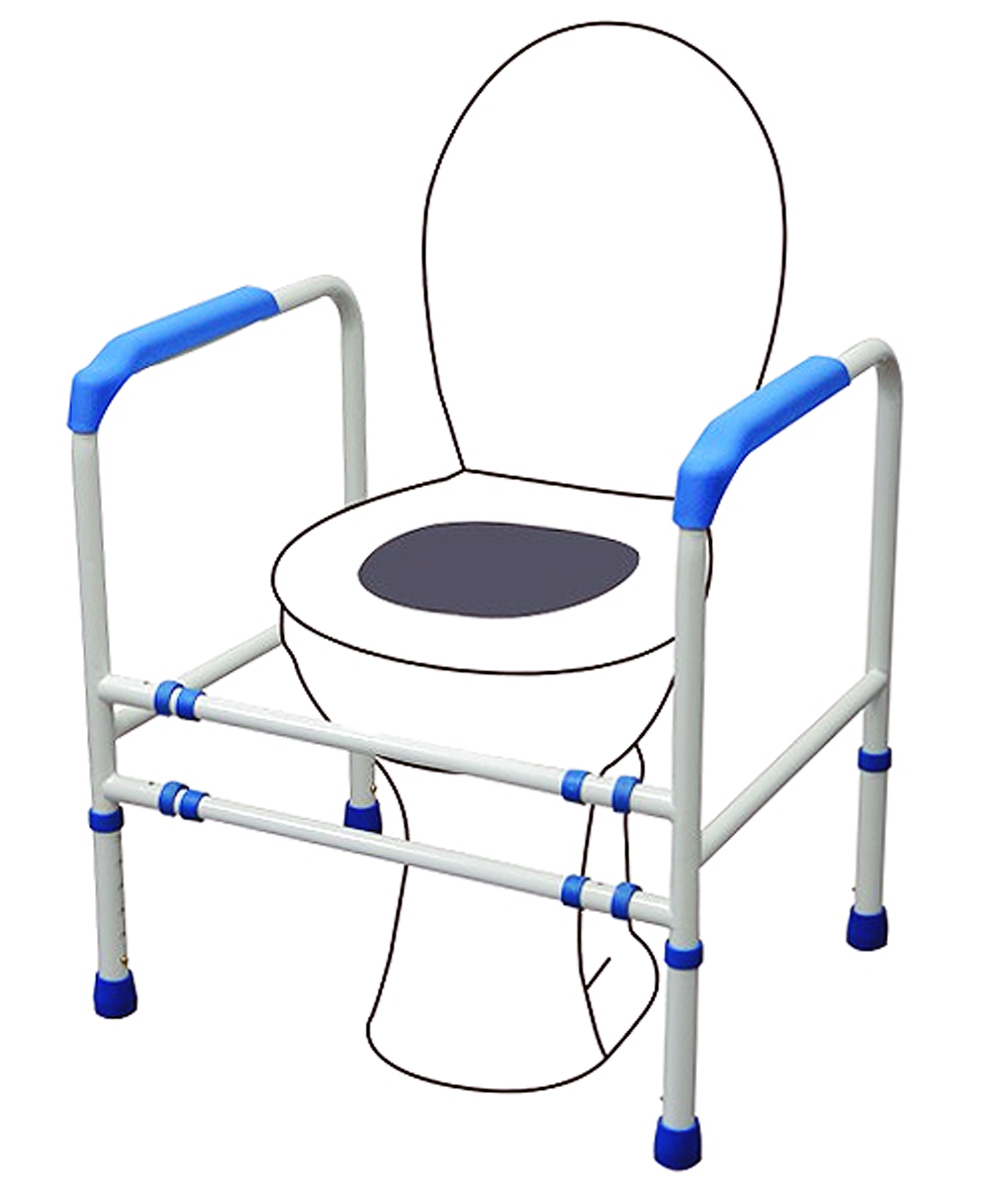 Cadre de Toilettes - Réglable en Largeur 