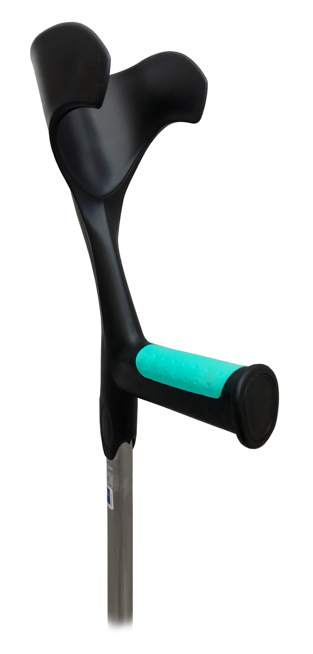 Canne Anglaise - Adulte - Avec Insert Bi-Matières - Verte 