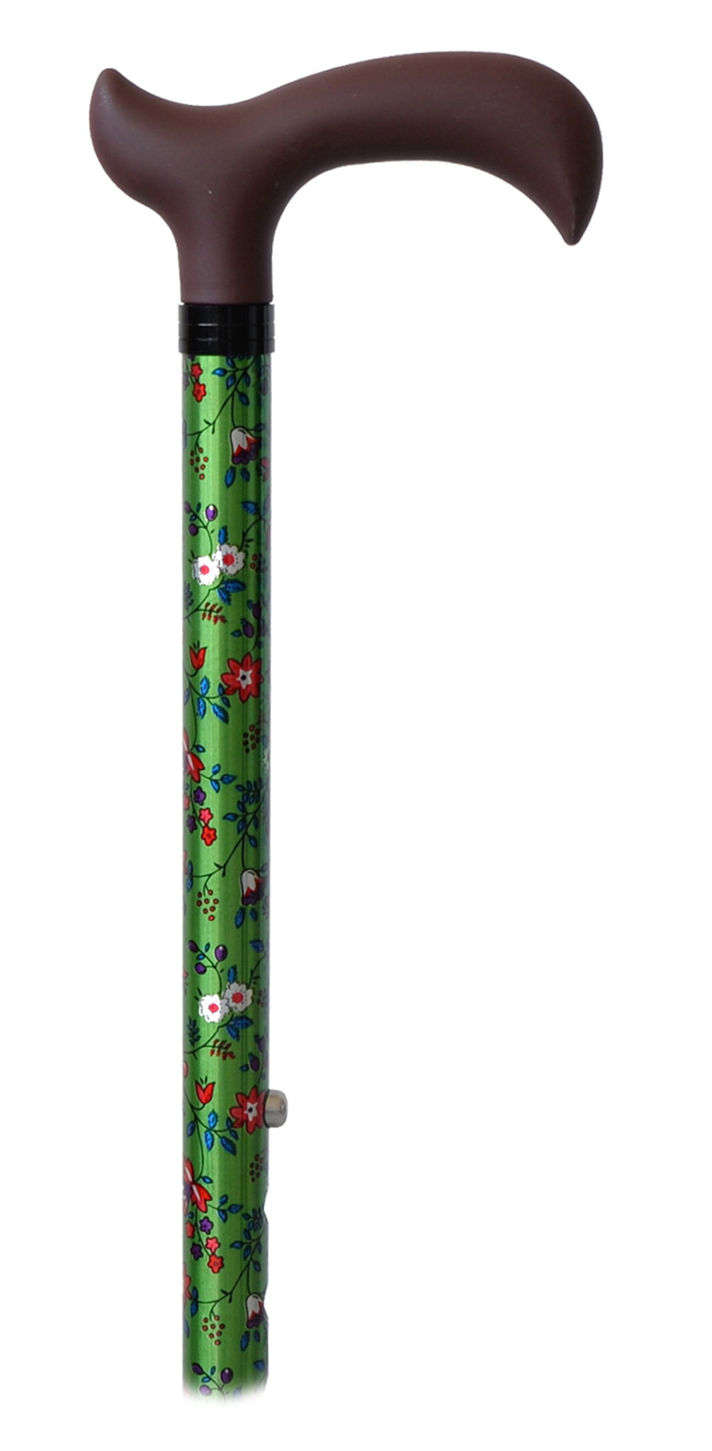 Canne Métal - Poignée Derby - Flore 