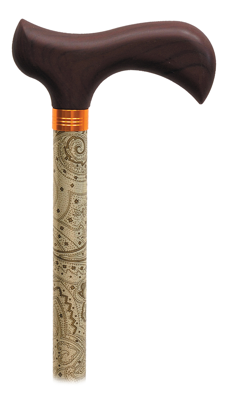 Canne Métal - Poignée Derby - Cashmere Pastel 