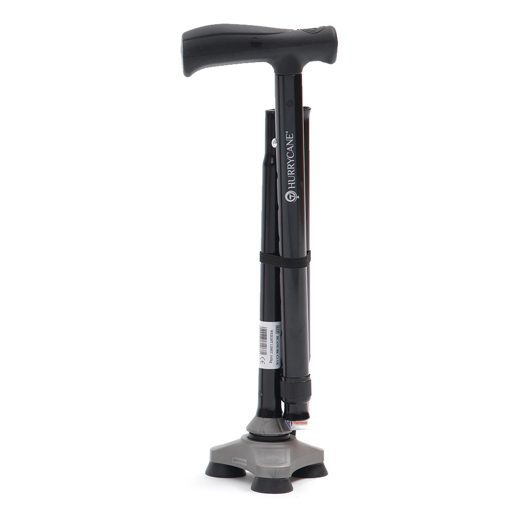 Canne Pliante - Hurrycane - Noir 