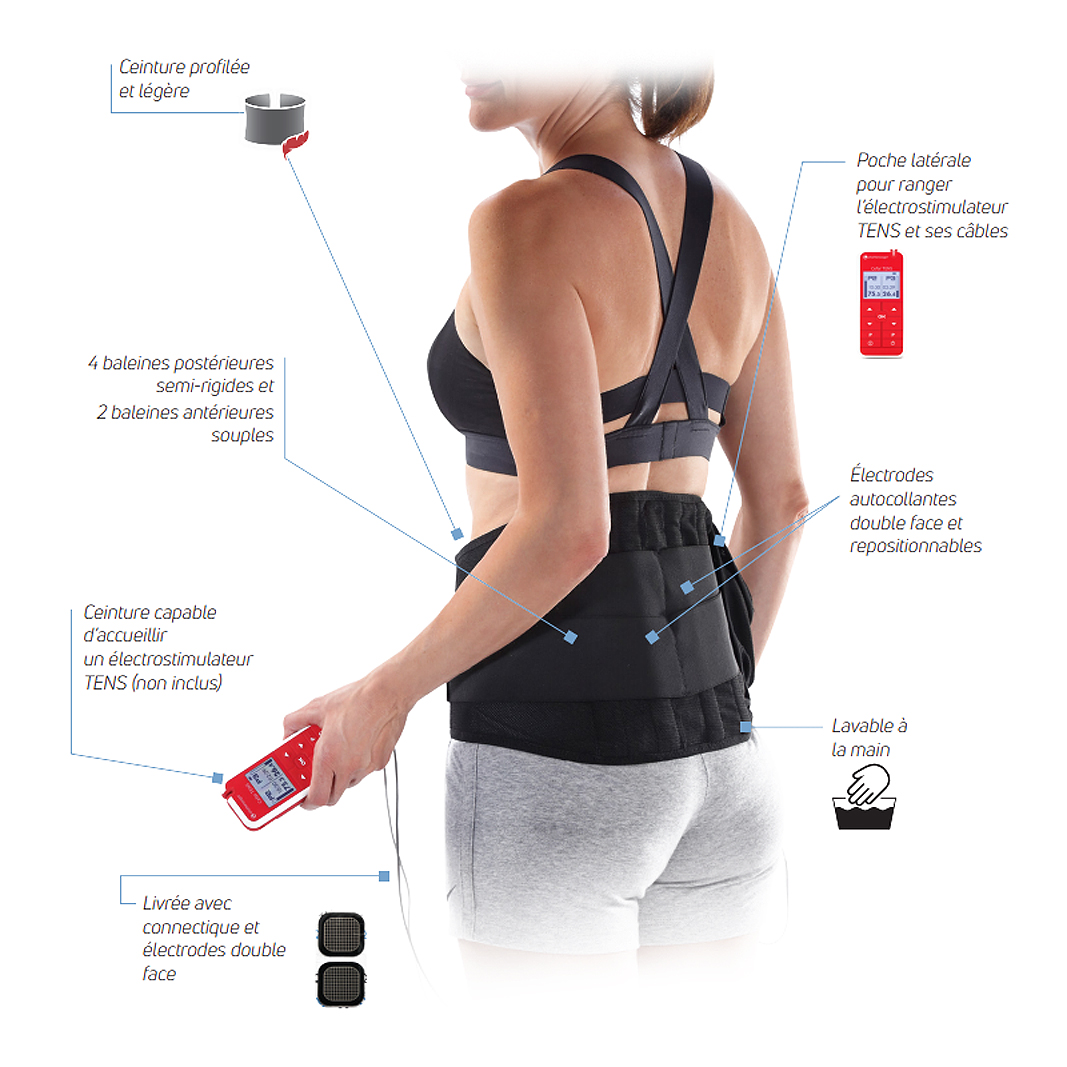 Ceinture - TENS Belt - Hauteur 26cm 