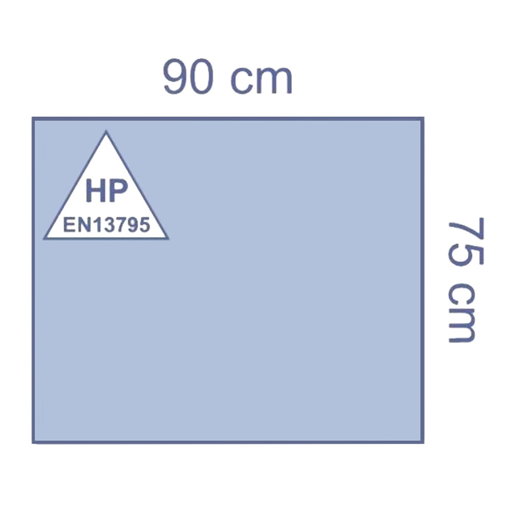Champ de Soins Stérile - Bleu - 75 x 90cm 