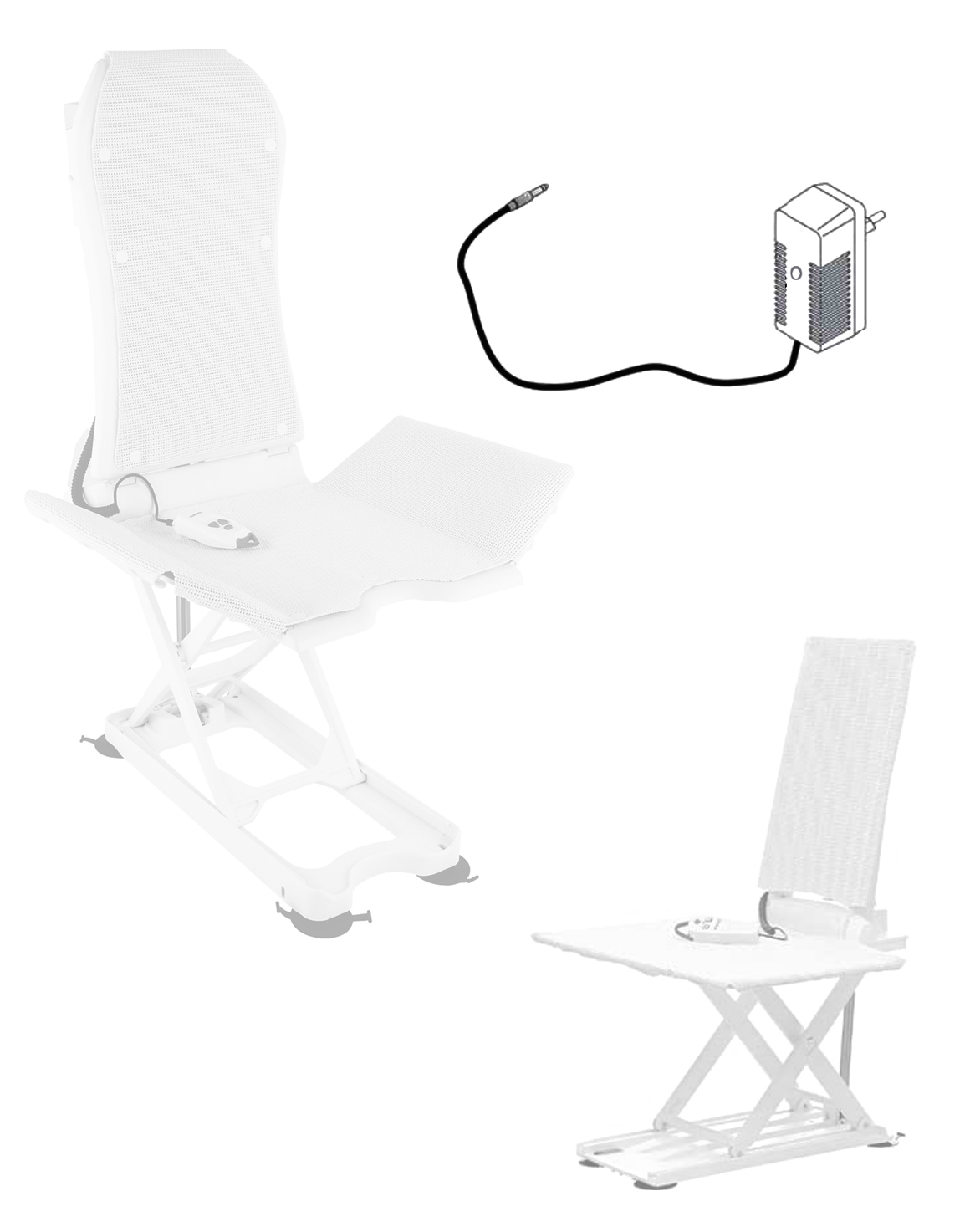 Chargeur pour Siège de Bain Elévateur - Kogia / Beluga / Elan 