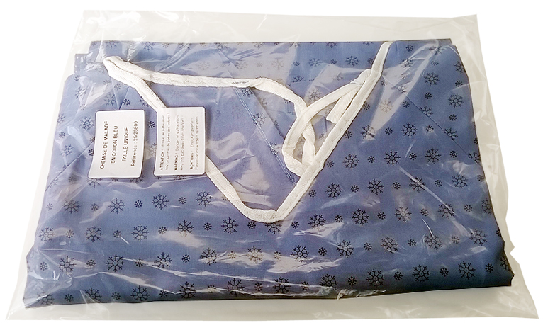 Chemise de malade modèle hospitalier  