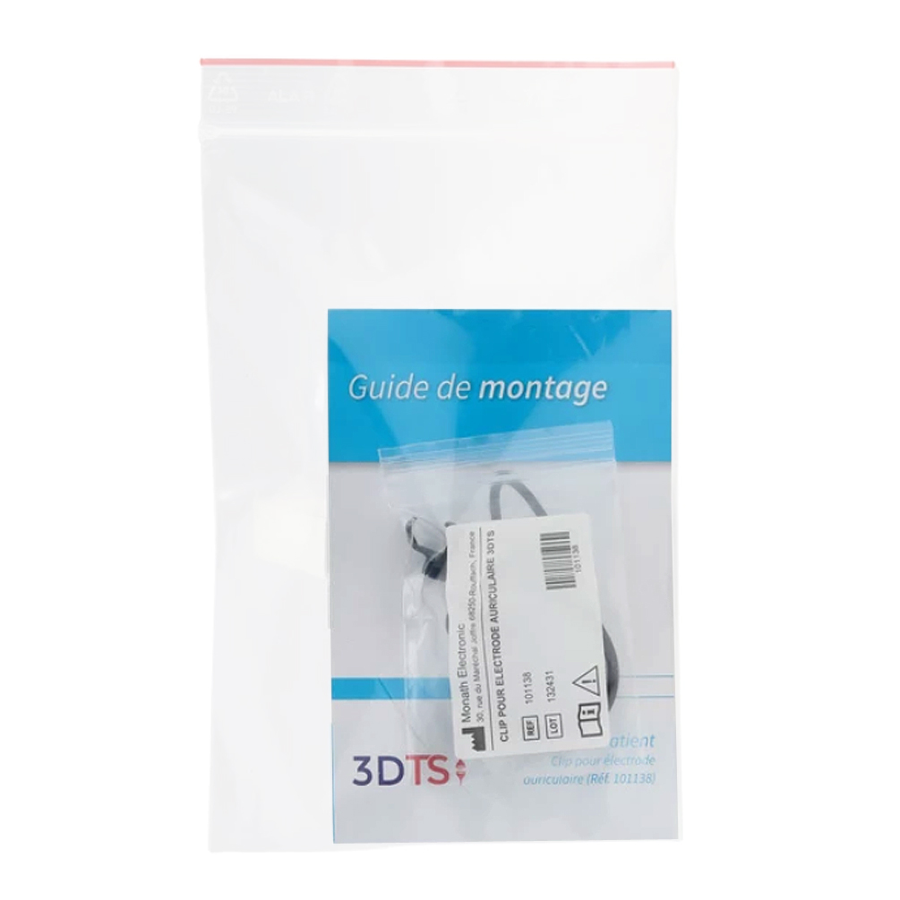 Clip pour électrode auriculaire 3DTS 