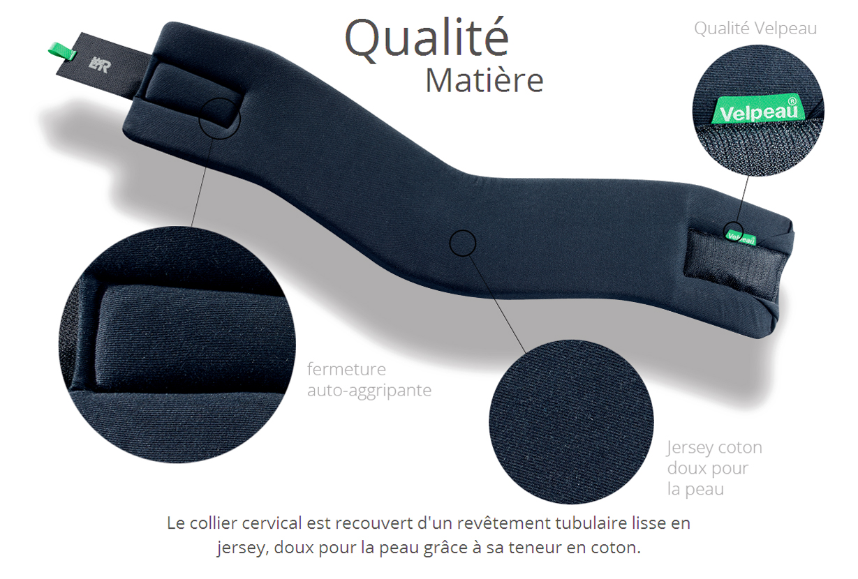 Collier Cervical C1 - Hauteur 11cm - Cervix Noir 