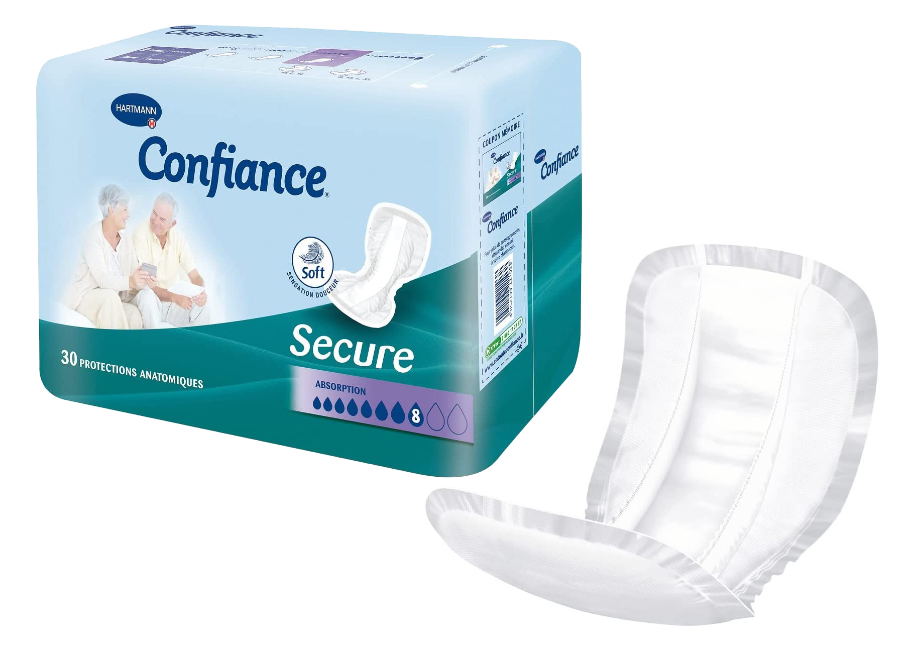 Confiance Protection Secure - 8 gouttes - Paquet de 30