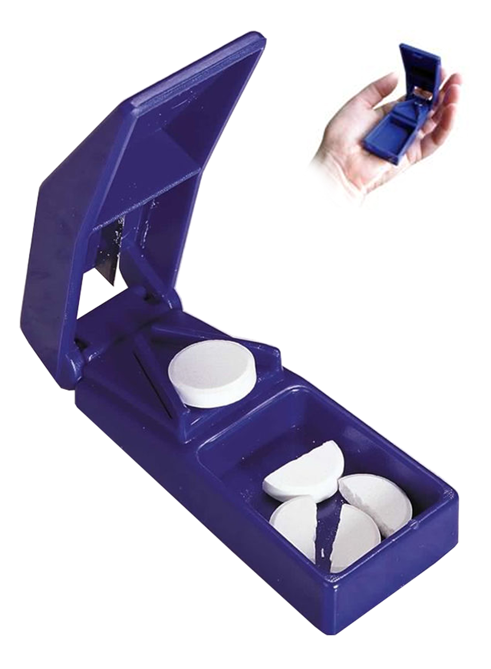 Coupeur de Comprimés - Bleu 