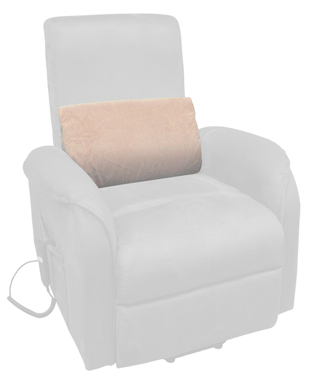 Coussin déhoussable Fauteuil releveur - Microfibre - Beige 