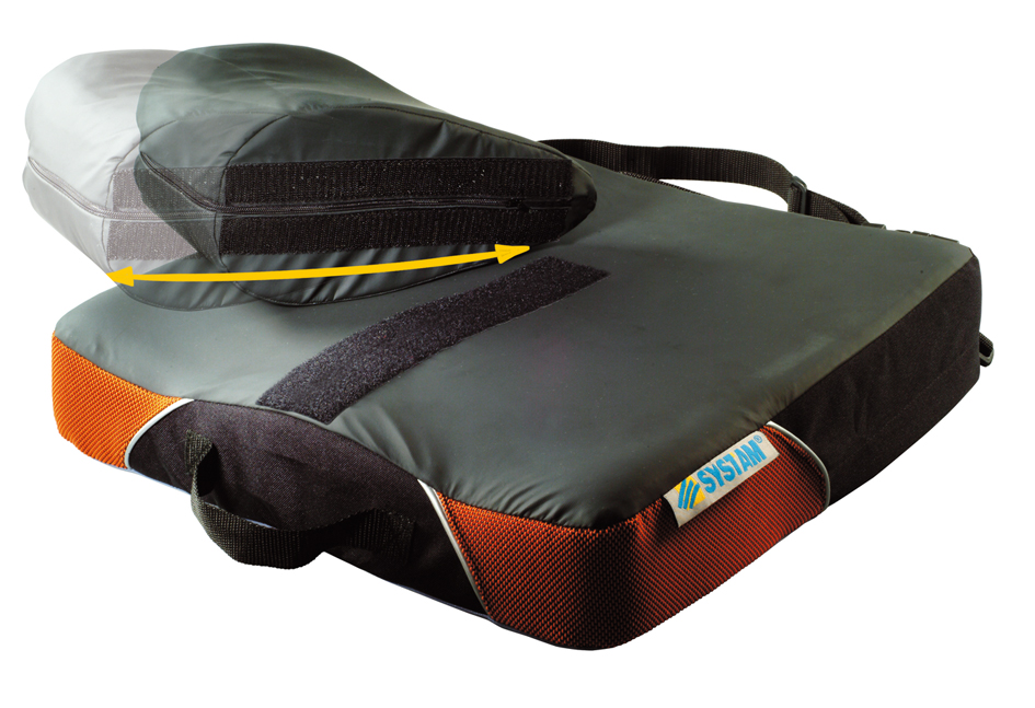 Coussin Anti-Escarres - en Mousse bi-matière - Viscoflex+ avec Butée 