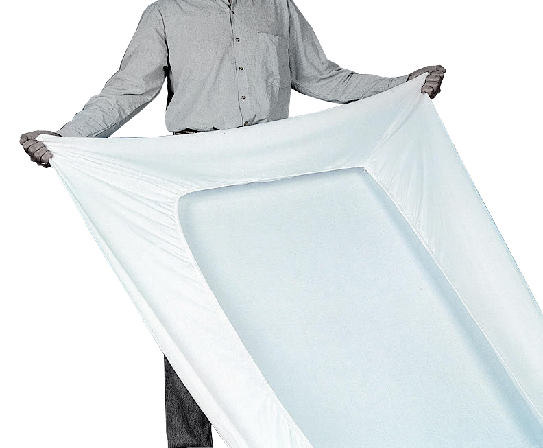 Alèse dermalon forme drap-housse de lit 