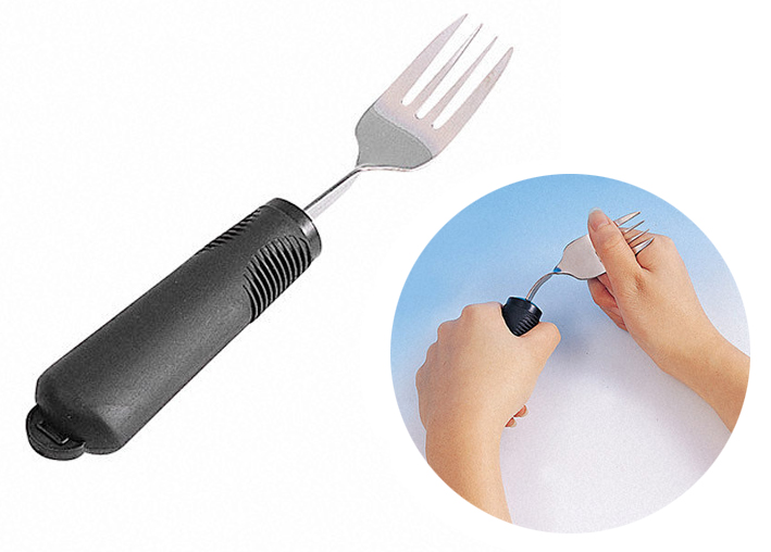 Fourchette ergonomique flexible 