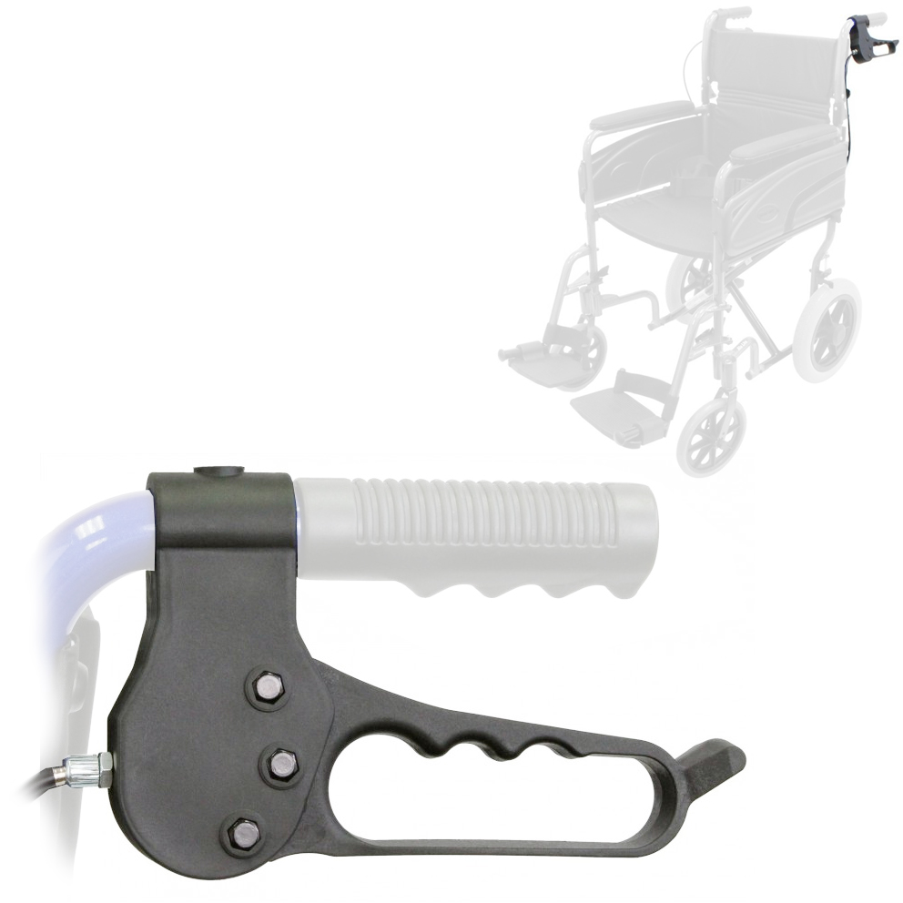 Frein Complet - Gauche - pour Fauteuil de Transfert Alu Lite 