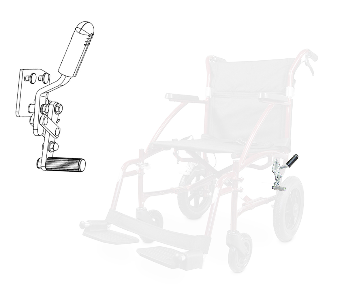 Frein Complet - Gauche - Fauteuil de Transfert Stan 