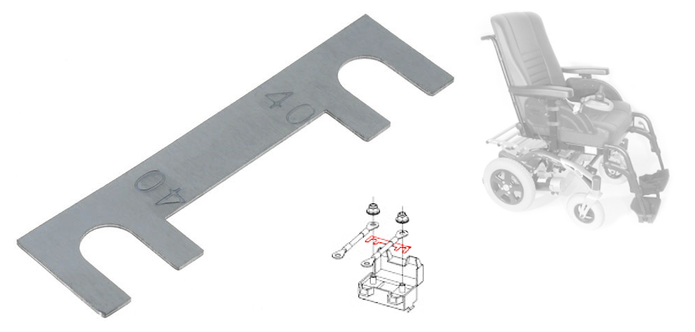 Fusible à Lame 40A - Fauteuil Roulant Électrique 