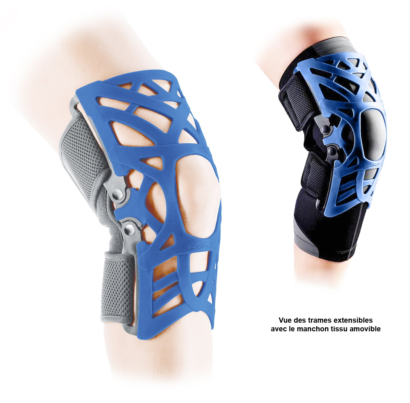Attelle de Genou - Reaction - Bleue 