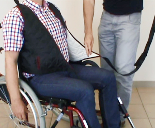 Gilet croisé pour maintien au fauteuil Auxilia Taille 2 