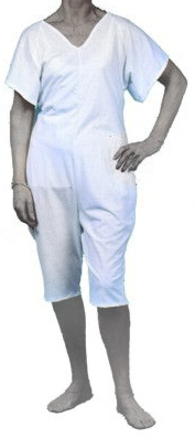 Grenouillère - Manches & Jambes Courtes - Sark Blanc 