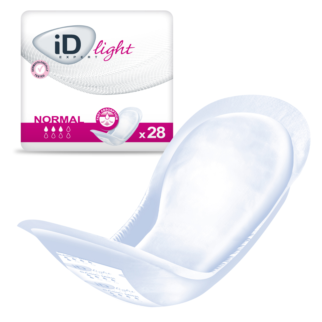 ID Expert Light - Normal - 12 paquets de 28 - ONTEX