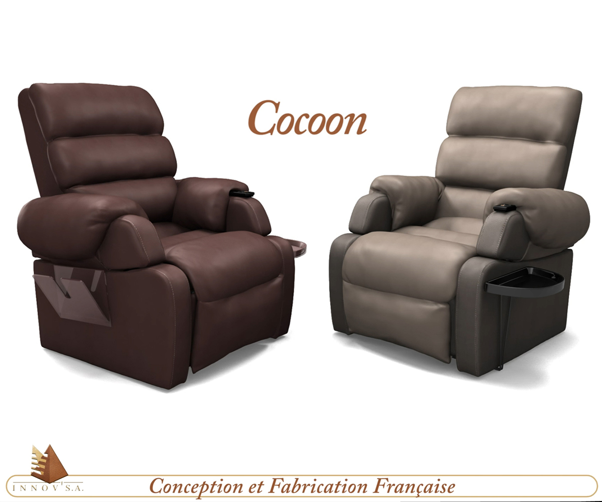 Fauteuil Releveur - 1 moteur - Cocoon XS Génération 1 - Choco 