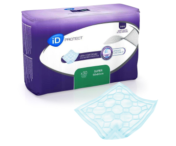 Alèses iD Protect - Super - 60 x 60 CM - 4 paquets de 30 - ONTEX