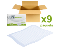 Alèses iD Expert Protect - Super - 60 x 40 CM - 9 paquets de 30 - ONTEX