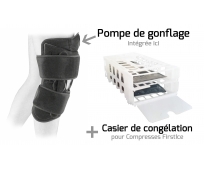 Attelle de Genou - Cryothérapie - Avec Casier congélation et Pack Froid FIRSTICE Combo PKS DFP - SOBER