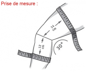 Attelle de Genou - GenuTrain S - Droite - Titane - BAUERFEIND