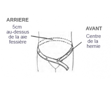 Bandage Herniaire - Unilatéral - HG 50 - Droit - SOBER