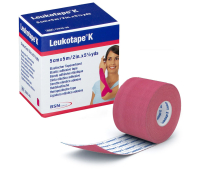 Bande Taping - Leukotape K - Rose - 5m x 5cm