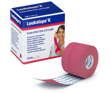 Bande Taping - Leukotape K - Rose - 5m x 5cm