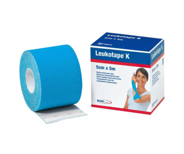 Bande Taping - Leukotape K - Bleu ciel - 5m x 5cm