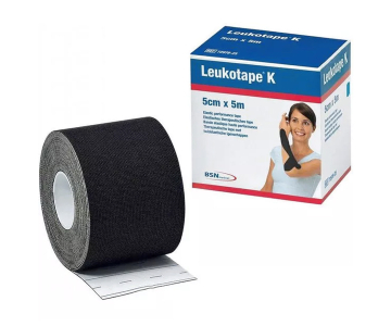 Bande Taping - Leukotape K - Noir - 5m x 5cm