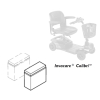 Batterie Gel Scooter Colibri Outdoor - 12V/18AH - INVACARE
